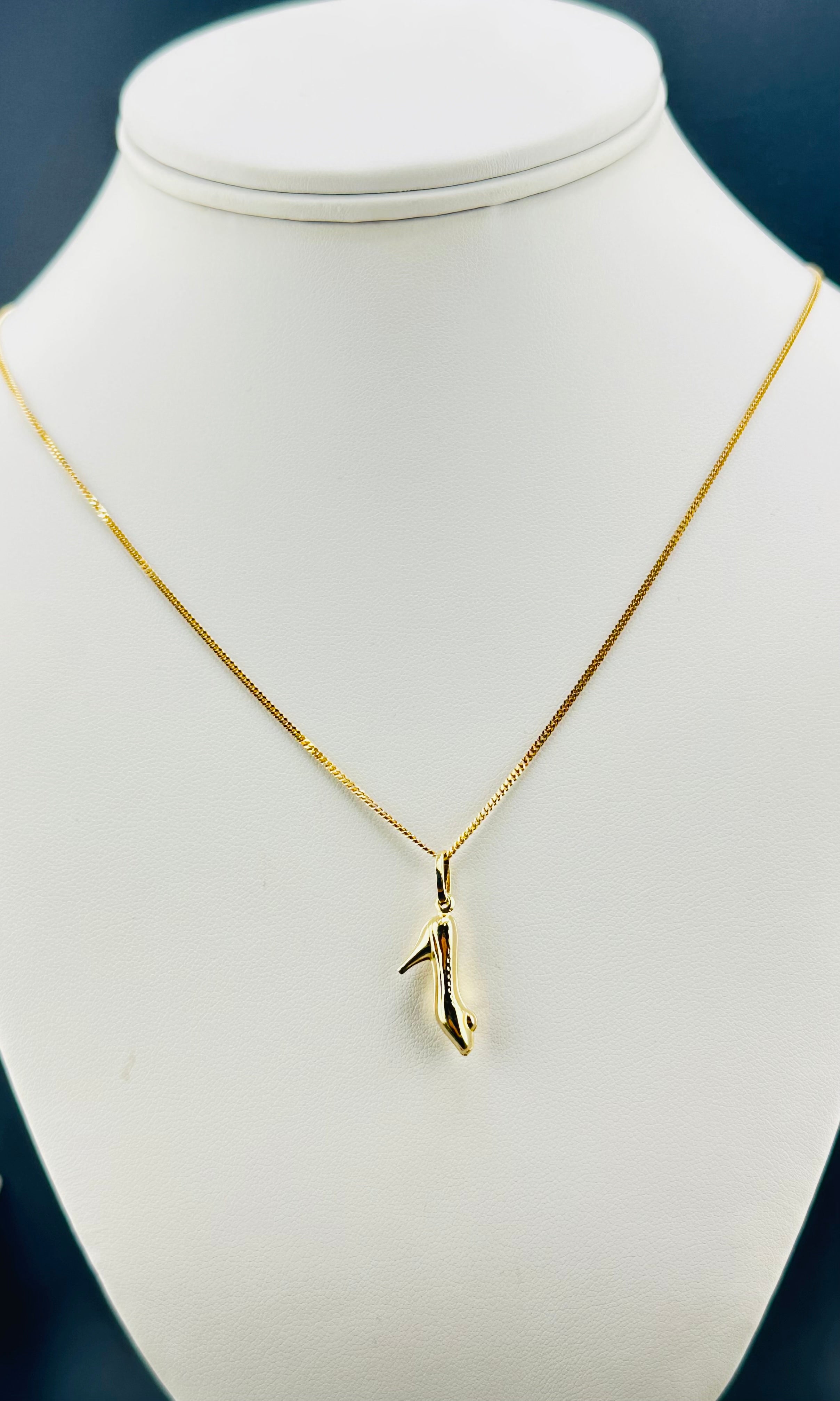 14k Solid Gold High heel