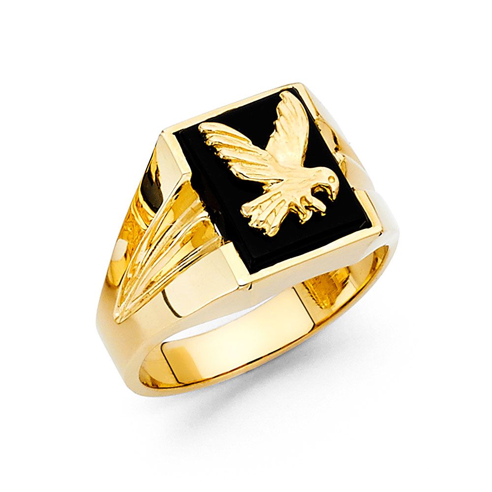 14KY Onyx Men's Ring VS-R1522