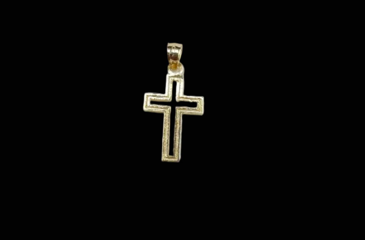 14K Gold Cross Pendant