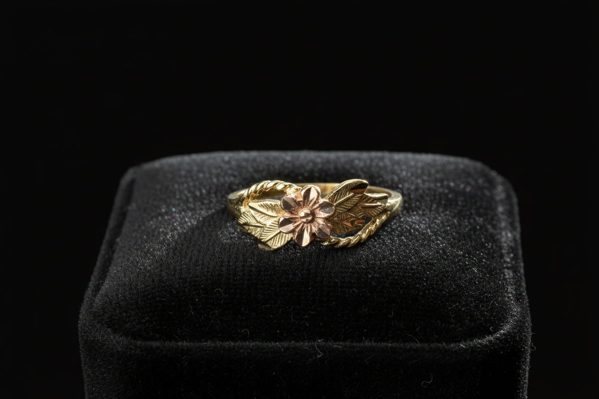 flowered ring