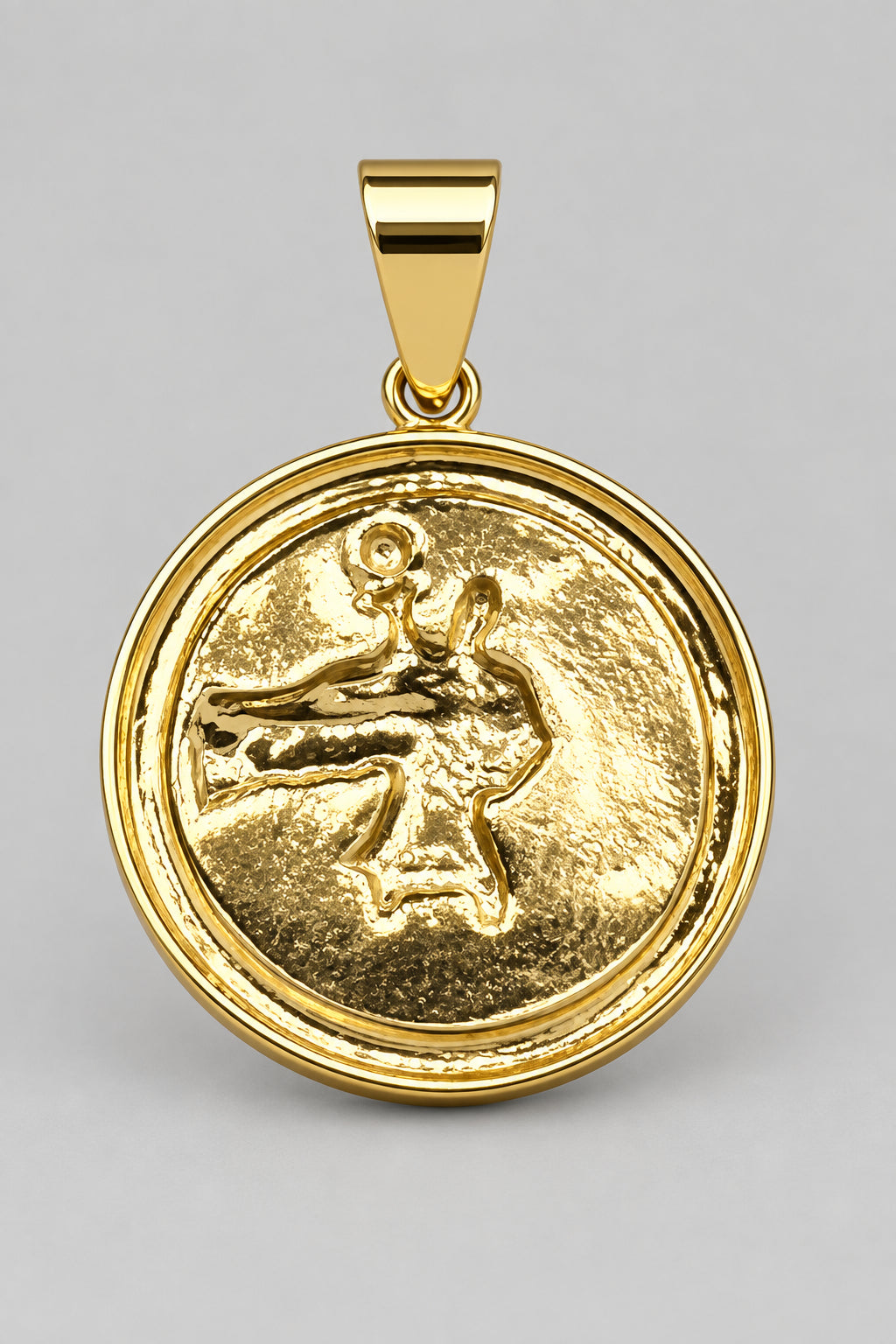 14kt Gold San Benito Medal