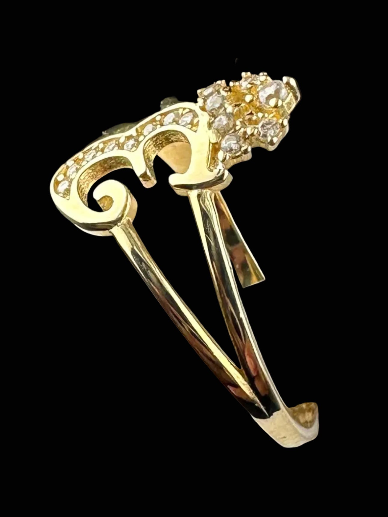 Ladies Initial Ring