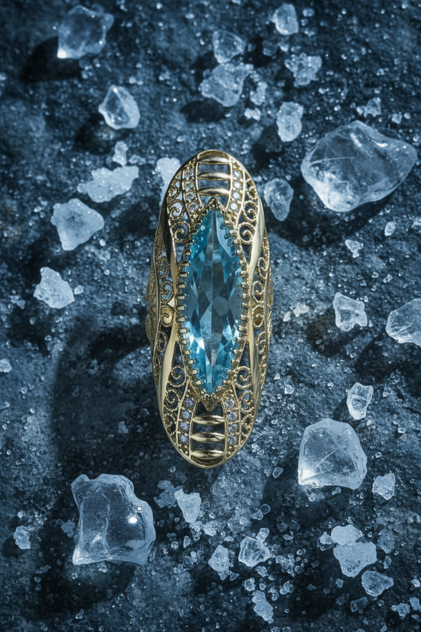 ladies' rings in ribbon style