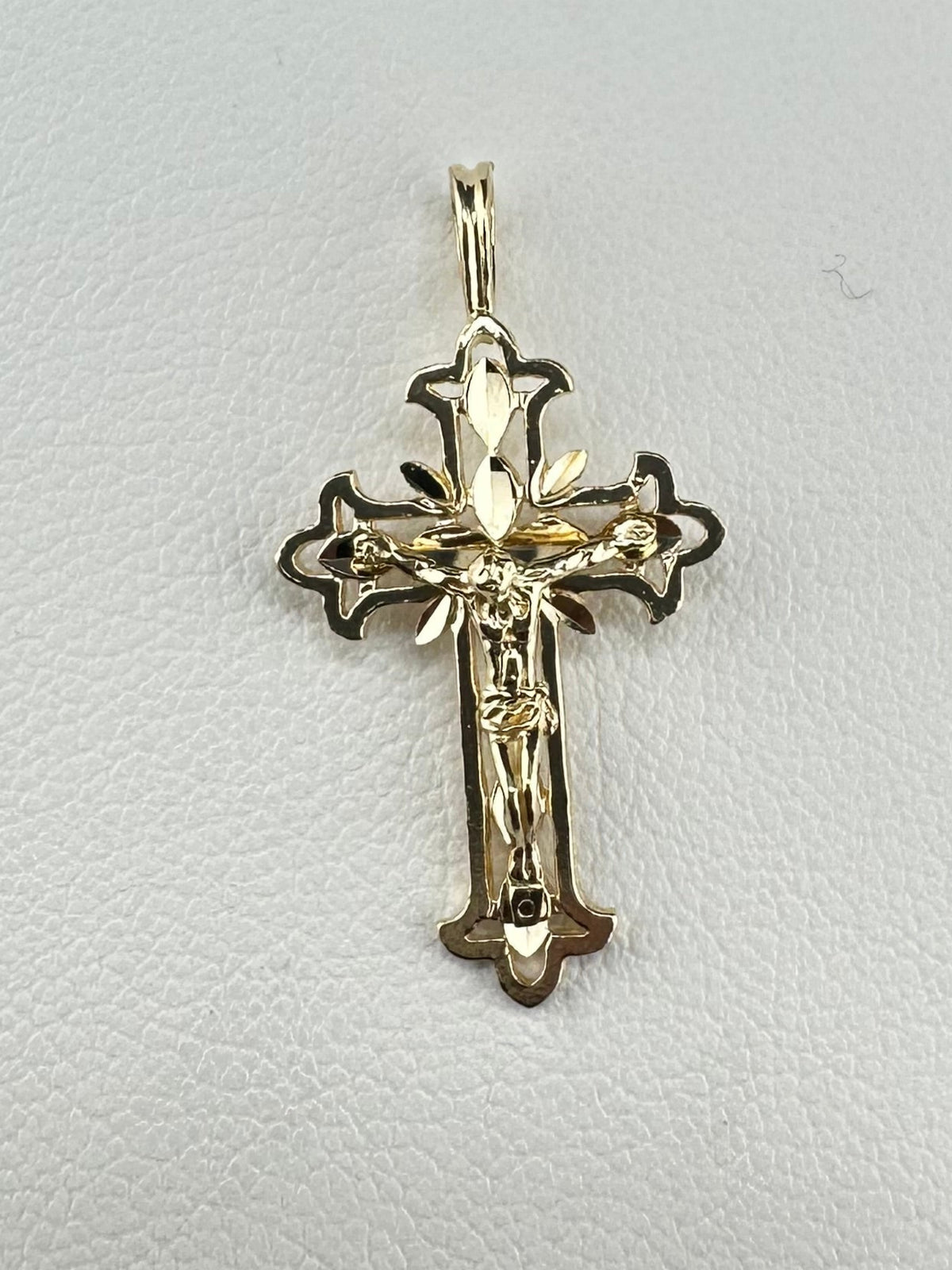 14kt Gold Jesus Crucifix Pendant