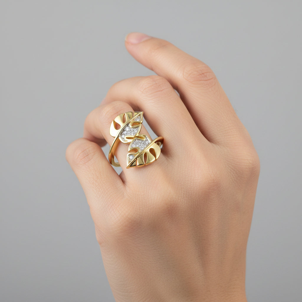 Flowered ring