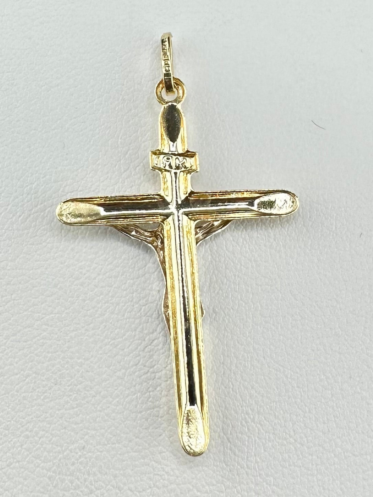 14kt Two-Tone Gold Jesus Crucifix Pendant
