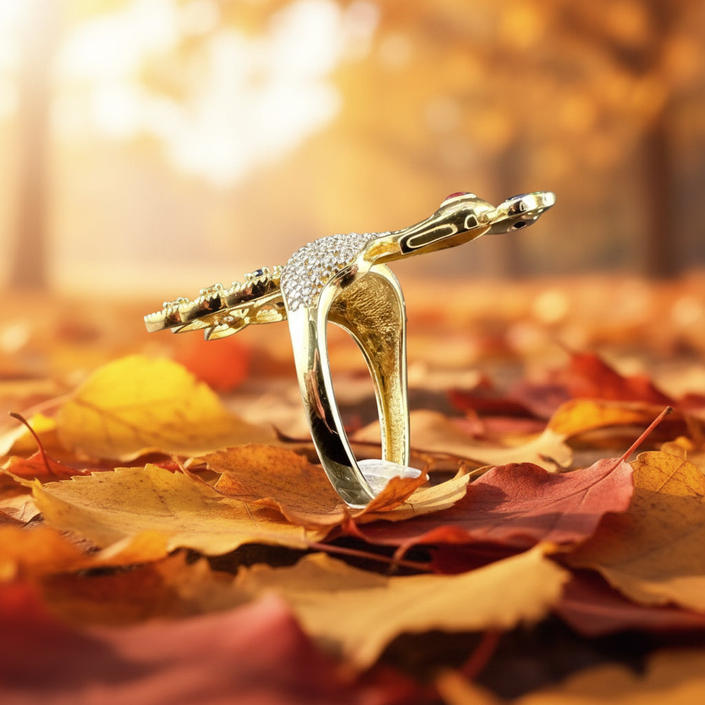 Royal Peacock Ring