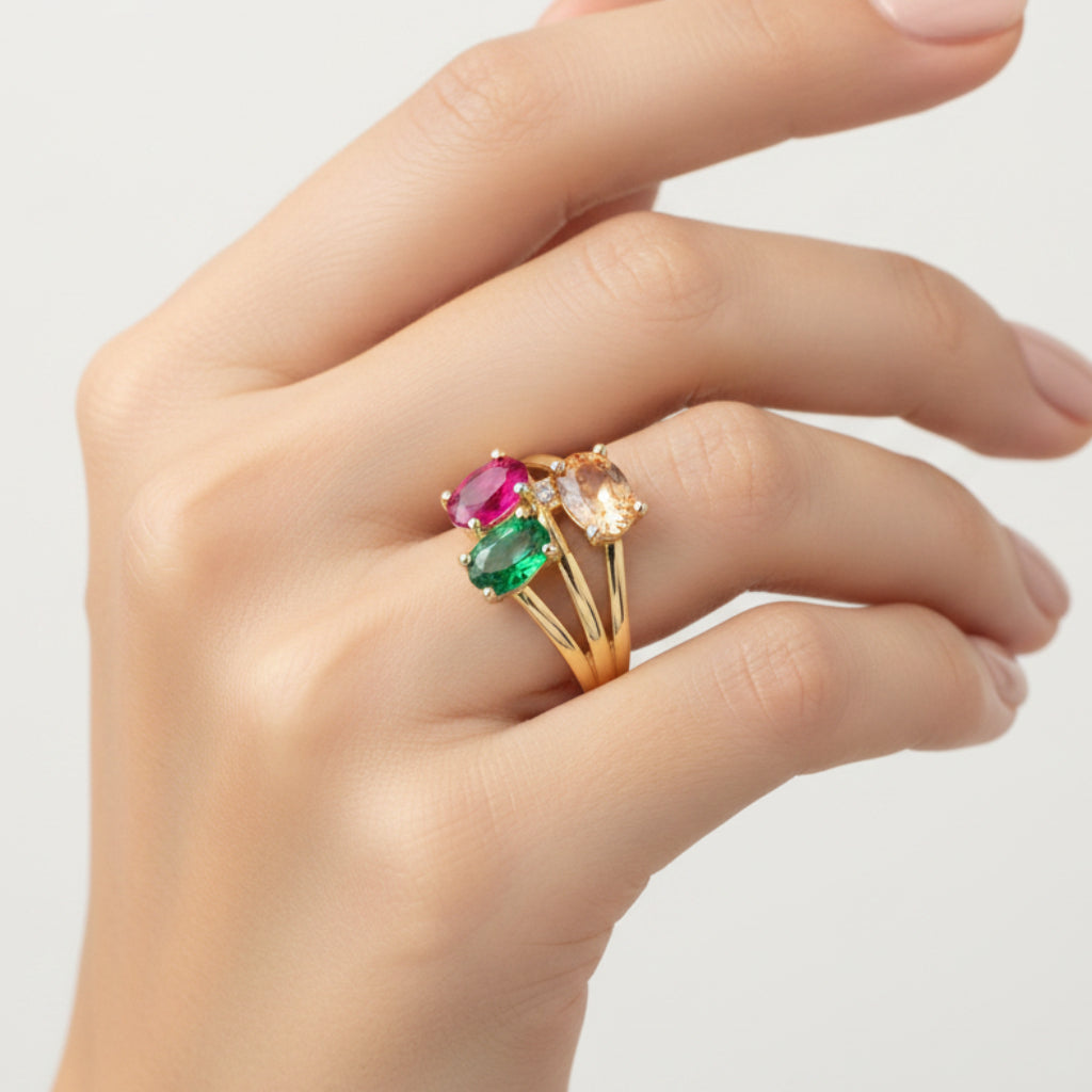Fancy C.Z Rings