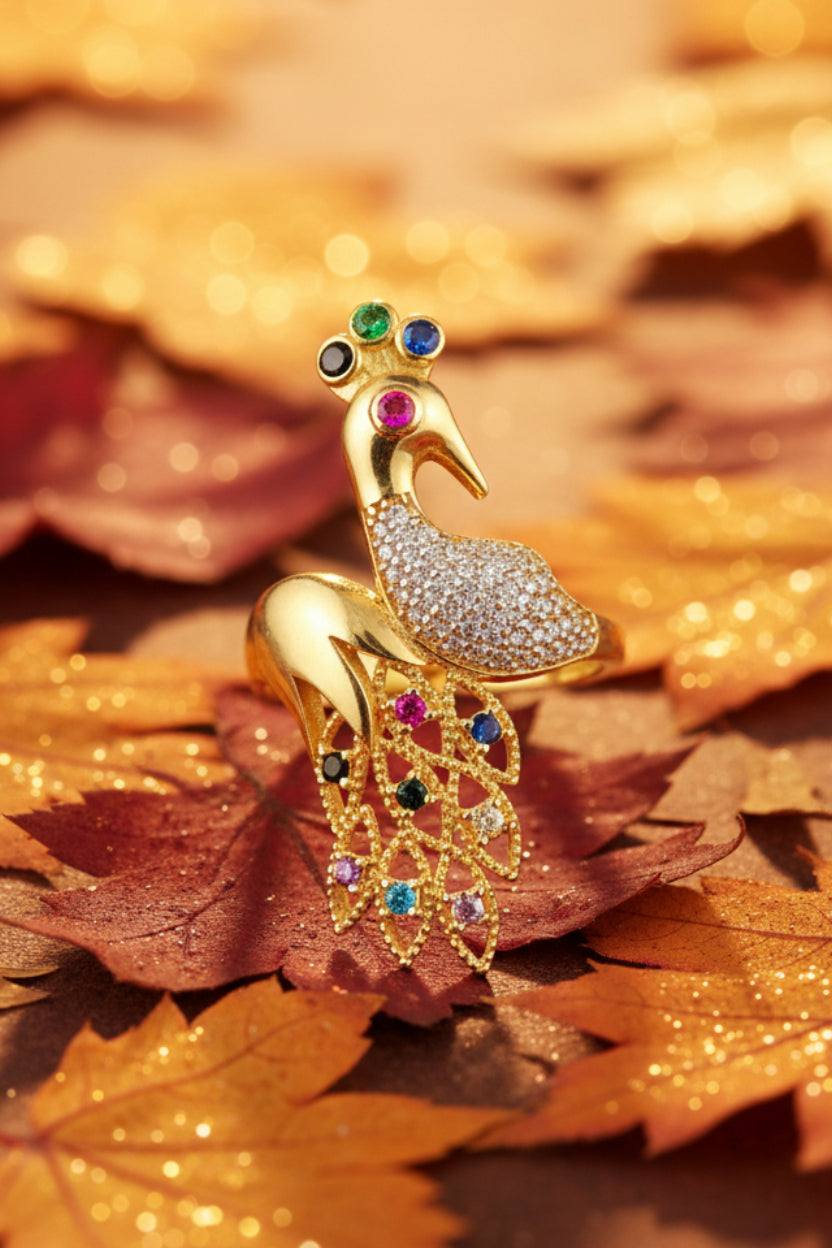 Royal Peacock Ring