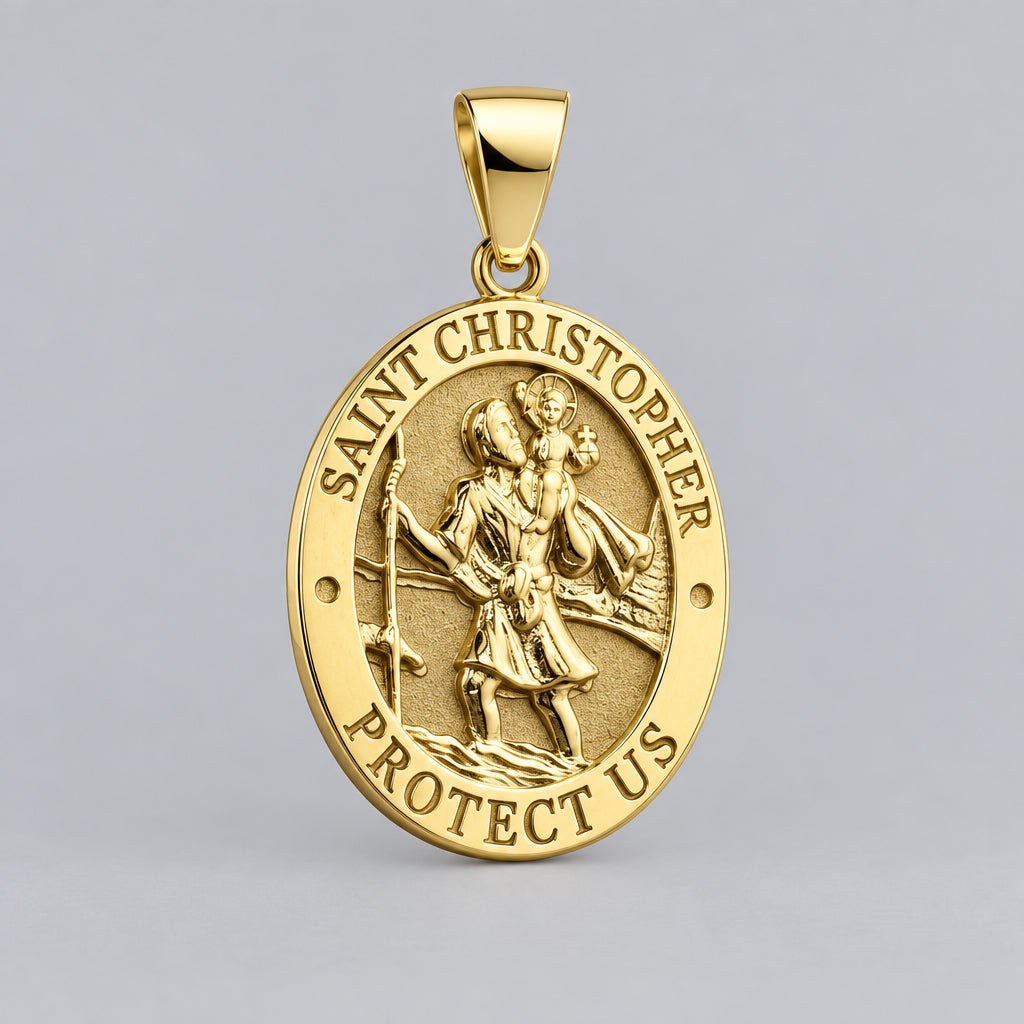 14kt Gold San Benito Medal