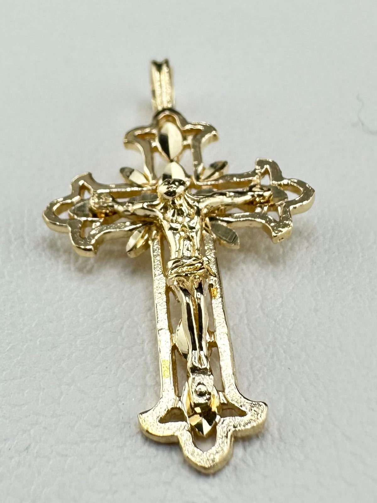 14kt Gold Jesus Crucifix Pendant
