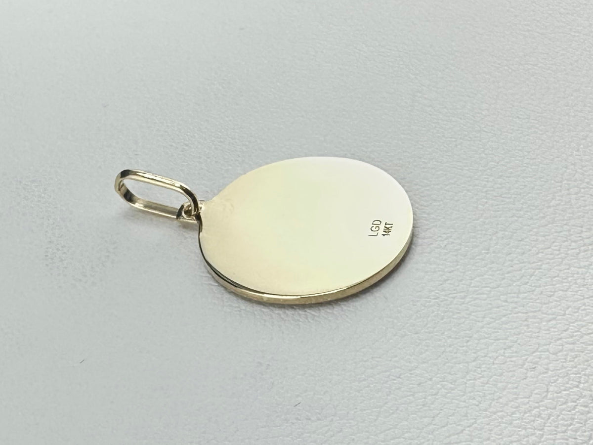 14kt Gold San Benito Medal