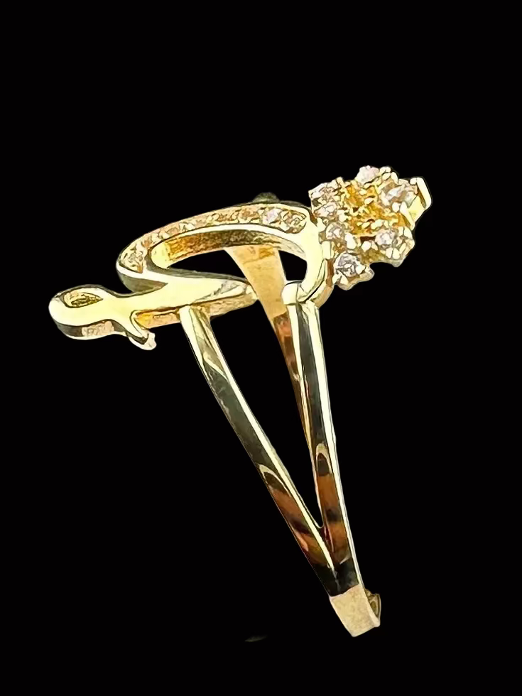 Ladies Initial Ring