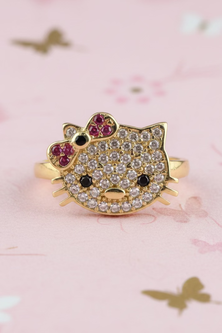 Ring Ladies Hello Kitty C.Z