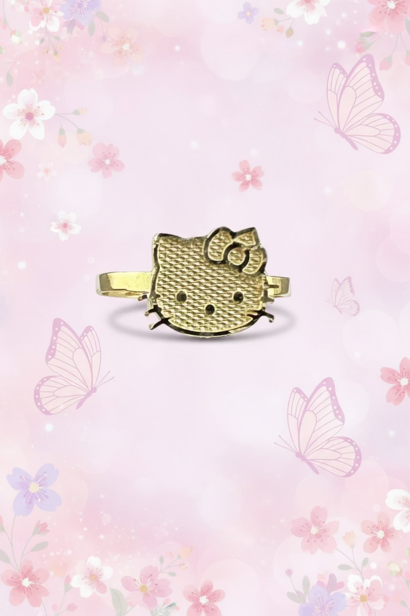Ring Ladies Hello Kitty Gold