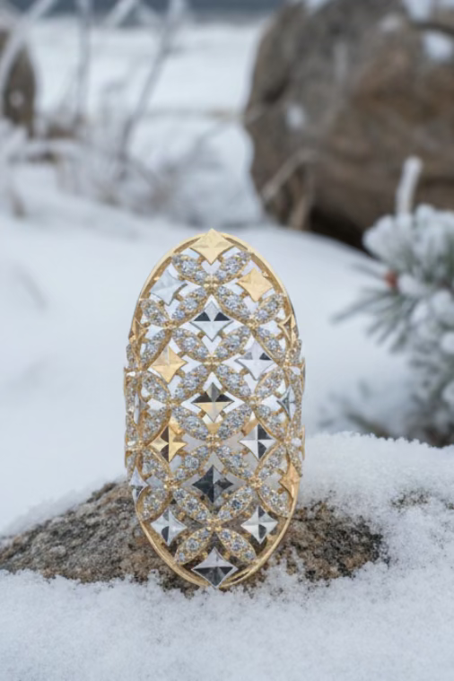 ladies' rings in ribbon style