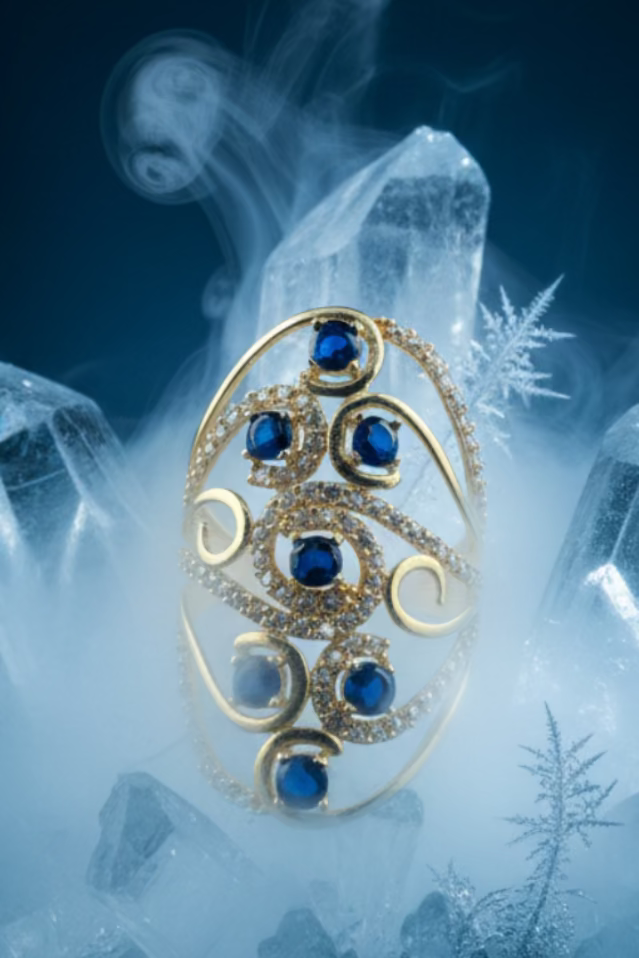 ladies' rings in ribbon style