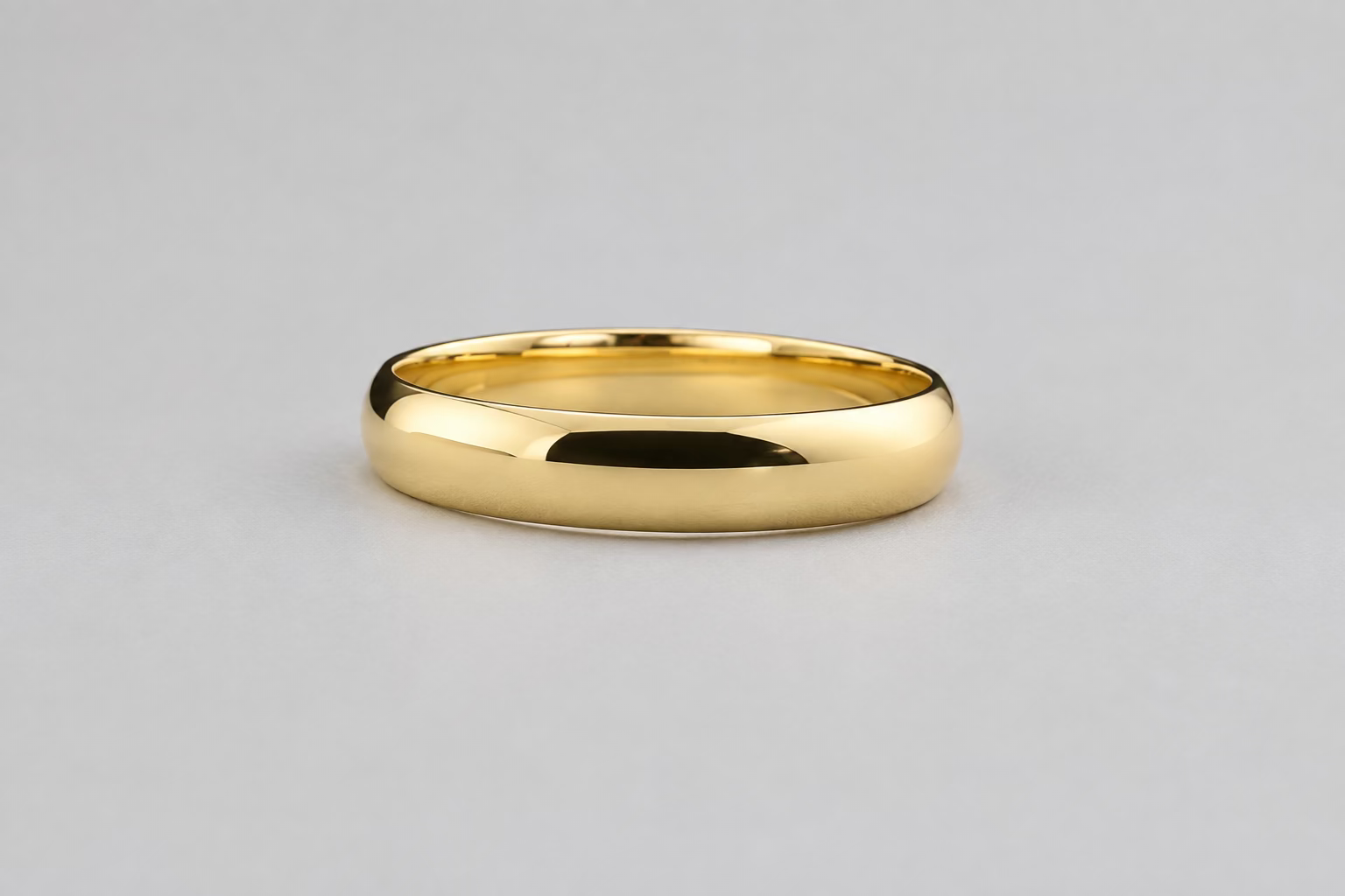 14KT Gold Plain Wedding Band